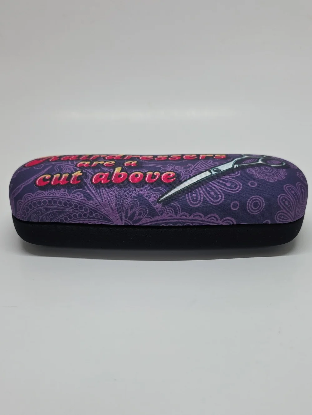 Hairdressers Graphic Clamshell Eyeglass Case (Case Only)